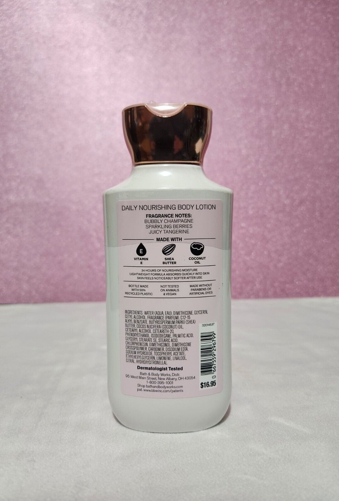 BODY LOTION CHAMPAGNE TOAST BATH & BODY