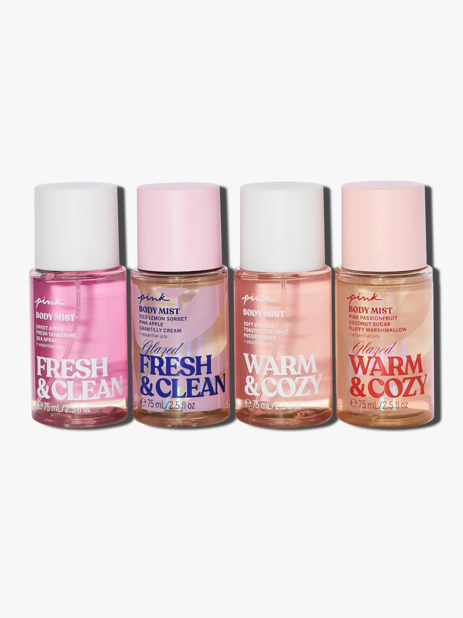 SET MERRY MINI MISTS PINK4PC