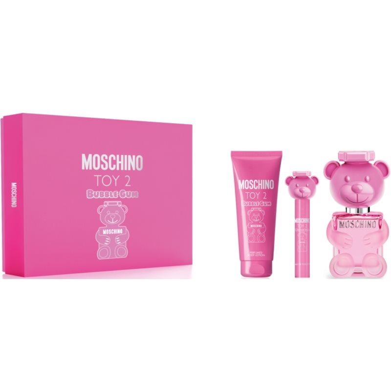 SET MOSCHINO TOY 2 BUBBLE GUM 