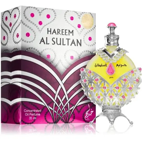 HAREEM AL SULTAN UNISEX OIL CONCENTRATED KHADLAJ 35 ML CAJA OCRE 