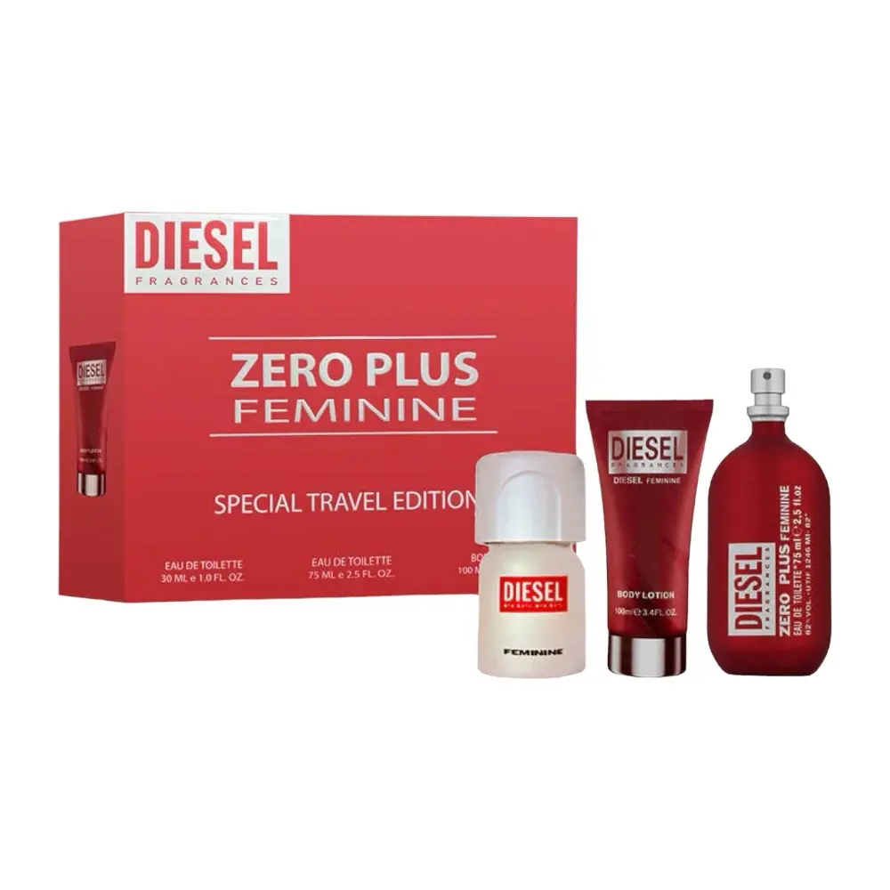 SET DIESEL FEMININE ZERO PLUS