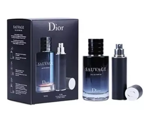 SET SAUVAGE EAU PARFUM 100 ML MAS 10 ML TRAVEL SPRAY