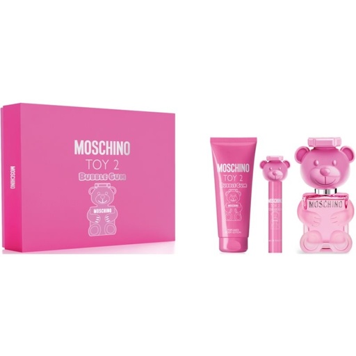SET MOSCHINO TOY 2 BUBBLE GUM 